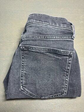 Gap Vintage Black 1969 Slim HIgh Rise Waist Size 27/4 Petite Jeans